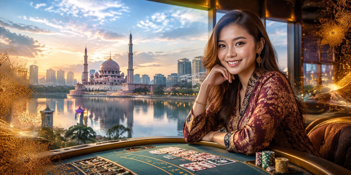 Meja baccarat kasino langsung 51100 dengan tema Malaysia di Putrajaya